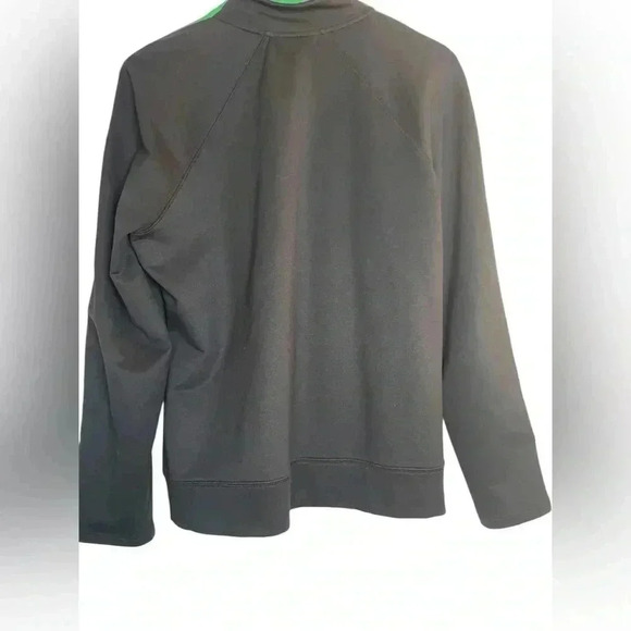 LRL Lauren Ralph Lauren Womens Full Zip Active Fitness Jacket Black Green XL - Picture 3 of 9